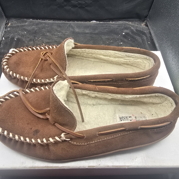 Minnetonka‎ Brown Leather Moccasins main image 5